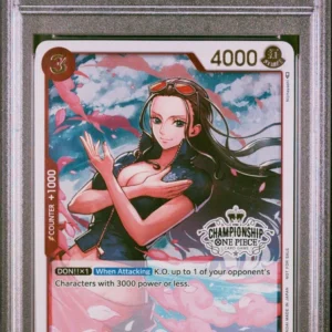 Gem Mint 10 - Nico Robin - Store Championship Participant Promo